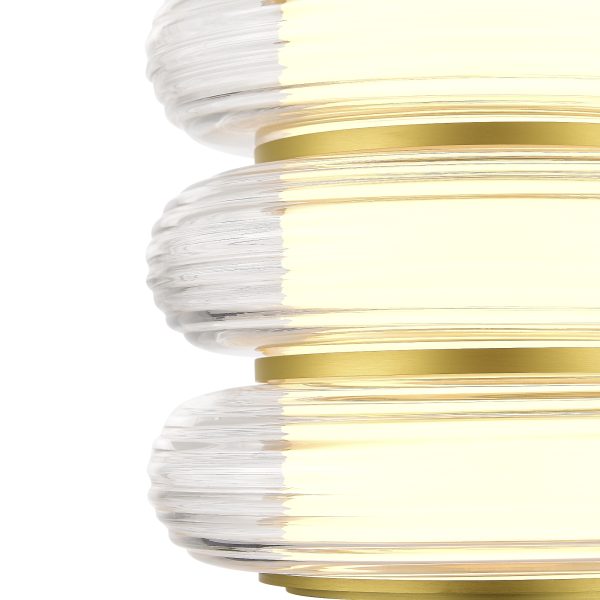 SL6239.203.03 Светильник подвесной ST-Luce золото/прозрачный LED 1*16W 3000K FRITTELA — изображение 4