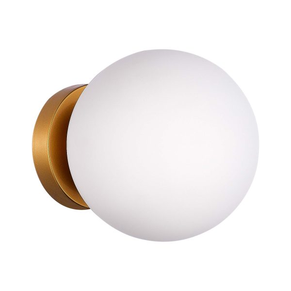 SL717.201.01 Светильник настенный Золотистый/Белый E27 1*40W ACINI — изображение 3