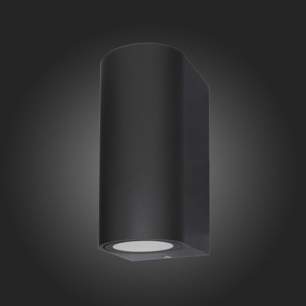 SL9001.401.02 Светильник уличный настенный ST-Luce Черный/ GU10 2*35W BORGO — изображение 2