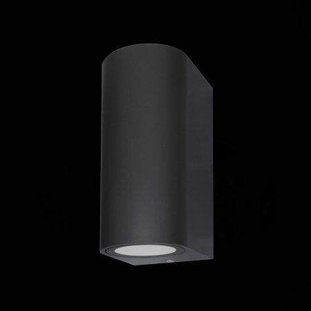 SL9001.401.02 Светильник уличный настенный ST-Luce Черный/ GU10 2*35W BORGO