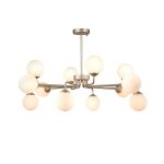 SLE106203-12 Светильник подвесной ST-Luce Золотистый/Белый G9 LED 12*5W REDJINO — изображение 3