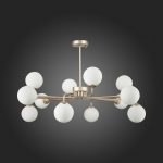 SLE106203-12 Светильник подвесной ST-Luce Золотистый/Белый G9 LED 12*5W REDJINO — изображение 5