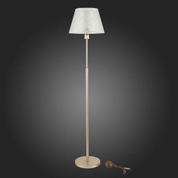 SLE107505-01 Светильник напольный Золотистый/Шампань E27 1*60W MANILA — изображение 5