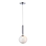 SLE1096-103-01 Подвес Хром/Прозрачный G9 LED 1*5W AVEIRO — изображение 3