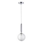 SLE1096-103-01 Подвес Хром/Прозрачный G9 LED 1*5W AVEIRO — изображение 4