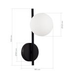 SLE1193-401-01 Светильник настенный Черный/Белый G9 LED 1*5W 4000K ENKEL — изображение 3