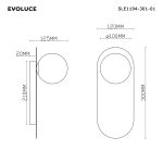 SLE1194-301-01 Светильник настенный Латунь/Белый G9 LED 1*5W 4000K TOCCO — изображение 5