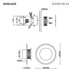 SLE1652-301-03 Светильник настенный Латунь/Коньячный G9 LED 3*5W 4000K DESI — изображение 3