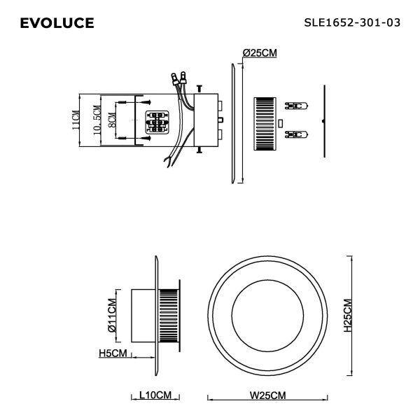 SLE1652-301-03 Светильник настенный Латунь/Коньячный G9 LED 3*5W 4000K DESI — изображение 3