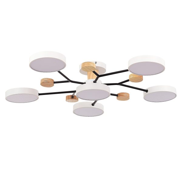 SLE6006-502-06 Светильник потолочный Белый/Белый LED 6*12W 3000K/4500K/6000K FAEMA — изображение 4