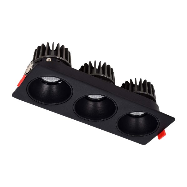 ST052.408.03 Встраиваемый корпус для светодиодного модуля серии ST850, ST851 ST-Luce Черный SHIFT — изображение 5