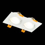 ST251.508.02 Св-к встр. Белый GU10 2*50W IP20 L170xW92xH27 220V Без ламп Встраиваемые светильники