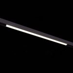 ST360.436.20 Магнитный трековый светильник Черный LED 1*20W 3000K 1 300Lm Ra>90 120 IP20 L606xW22xH4 SKYLINE 48