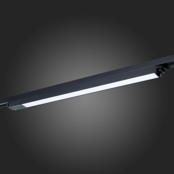 ST366.448.24 Св-к трек. Черный LED 1*24W 4000K 2 450Lm Ra>98 120 IP20 L600xW34xH33 180-240V Однофазная трековая система — изображение 2