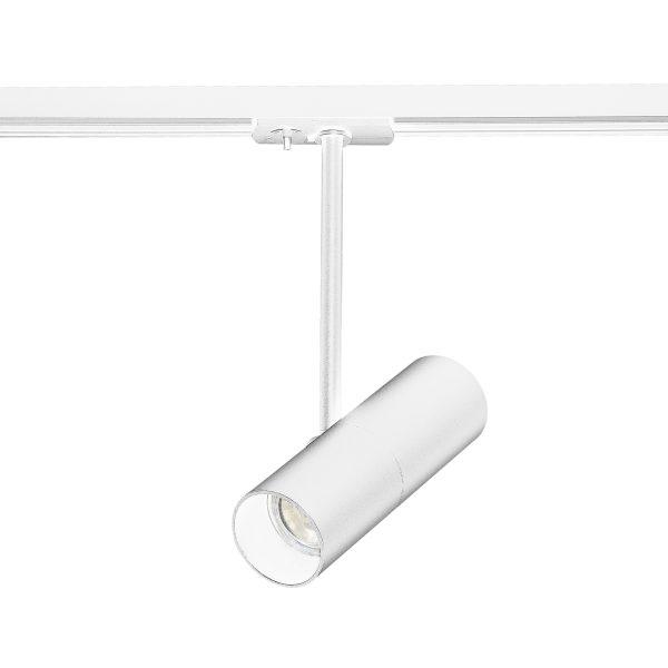 ST381.506.01 Св-к трек. Белый GU10 1*50W IP20 DxH- 220V Без ламп Однофазная трековая система — изображение 2