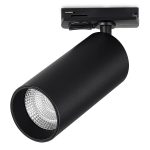 ST382.436.20.TRIAC Св-к трек. Черный LED 1*20W 3000K 1 800Lm Ra>90 24 IP20 DxH- 220V Однофазная трековая система — изображение 3
