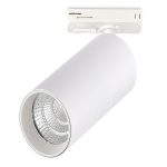 ST382.536.20.TRIAC Св-к трек. Белый LED 1*20W 3000K 1 800Lm Ra>90 24 IP20 DxH- 220V Однофазная трековая система — изображение 3