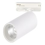 ST382.546.10.TRIAC Св-к трек. Белый LED 1*10W 4000K 900Lm Ra>90 36 IP20 DxH- 220V Однофазная трековая система — изображение 3