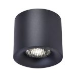 ST761.433.10 Светильник потолочный черный LED 1*10W 3000K 530Lm Ra 36° IP20 D80xH70 170-240VV Накладные светильники