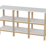 Стеллаж Classic низкий (белый)