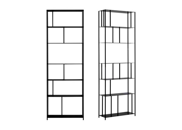 Стеллаж Stripe 80*237,6*30 см (черный) — изображение 4