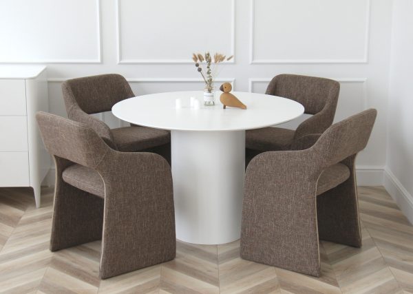 Стол обеденный Type D 110 см основание D 43 см (белый) — изображение 3