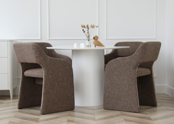 Стол обеденный Type D 110 см основание D 43 см (белый) — изображение 4