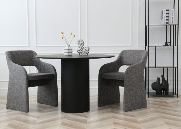 Стол обеденный Type D 110 см основание D 43 см (черный) — изображение 4