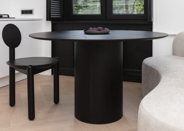 Стол обеденный Type D 120 см основание D 43 см (черный) — изображение 2