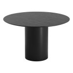 Стол обеденный Type D 120 см основание D 43 см (черный)