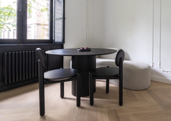 Стол обеденный Type D 120 см основание D 43 см (черный) — изображение 3