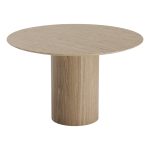 Стол обеденный Type D 120 см основание D 43 см (натуральный дуб)