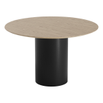 Стол обеденный Type D 120 см основание D 43 см (натуральный дуб