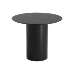 Стол обеденный Type D 90 см основание D 39 см (черный)