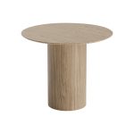 Стол обеденный Type D 90 см основание D 39 см (натуральный дуб)