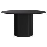 Стол обеденный Type овальный 140*85 см (черный)