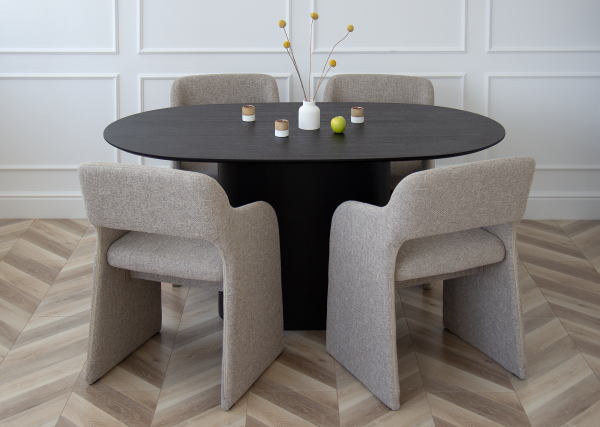 Стол обеденный Type овальный 160*95 см (черный) — изображение 3