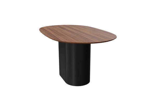 Стол обеденный Type овальный 160*95 см (орех/черный) — изображение 3