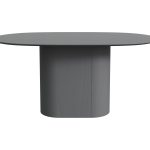 Стол обеденный Type овальный 160*95 см (серый)