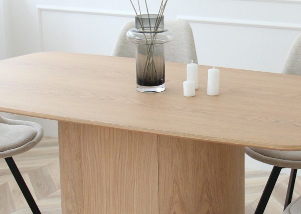 Стол обеденный Type прямоугольный 140*90 см (натуральный дуб) — изображение 4