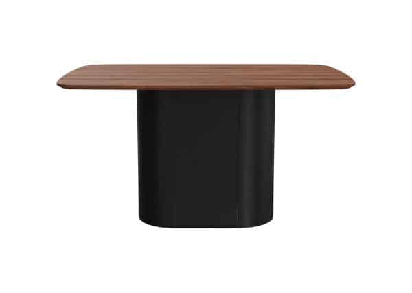 Стол обеденный Type прямоугольный 140*90 см (орех/черный)