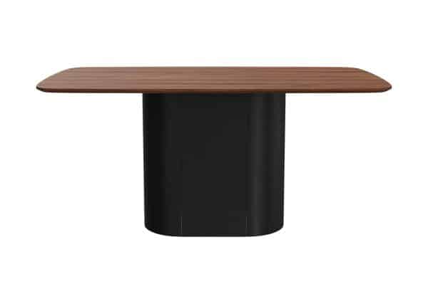 Стол обеденный Type прямоугольный 160*90 см (орех/черный)