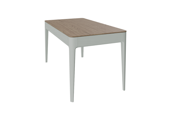 Стол письменный Type oak 140*70 см (натуральный дуб, белый) — изображение 4