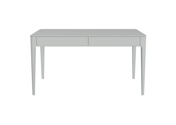 Стол письменный Type oak 140*70 см (светло-серый) — изображение 2