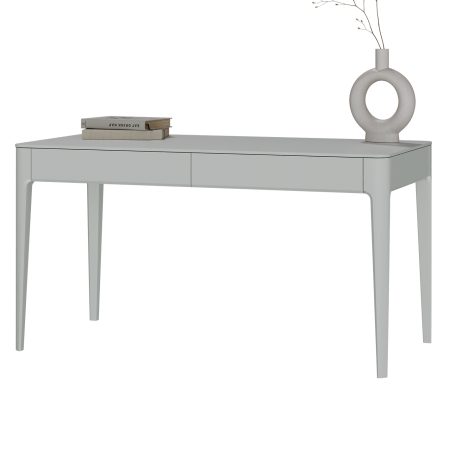 Стол письменный Type oak 140*70 см (светло-серый)
