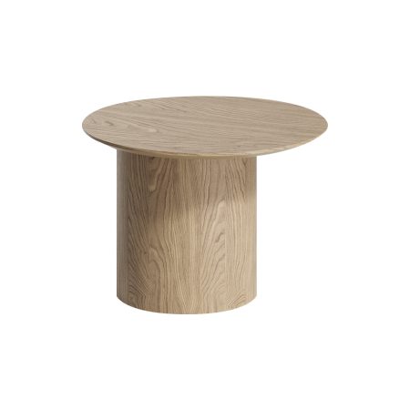 Столик Type D 50 см со смещенным основанием D 29 см (натуральный дуб)