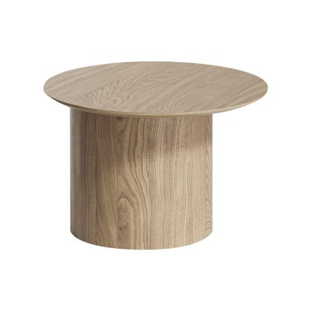 Столик Type D 60 см со смещенным основанием D 39 см (натуральный дуб)