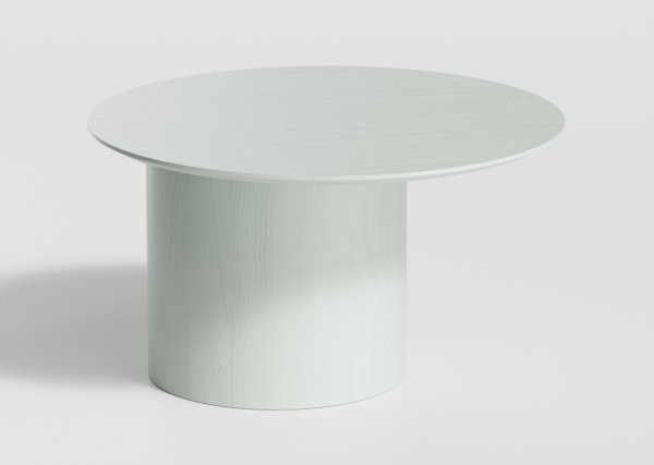 Столик Type D 70 см со смещенным основанием D 39 см (белый) — изображение 2