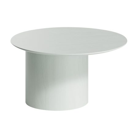 Столик Type D 70 см со смещенным основанием D 39 см (белый)