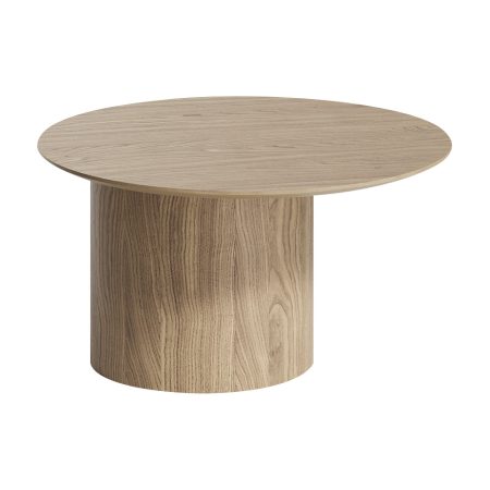 Столик Type D 70 см со смещенным основанием D 39 см (натуральный дуб)